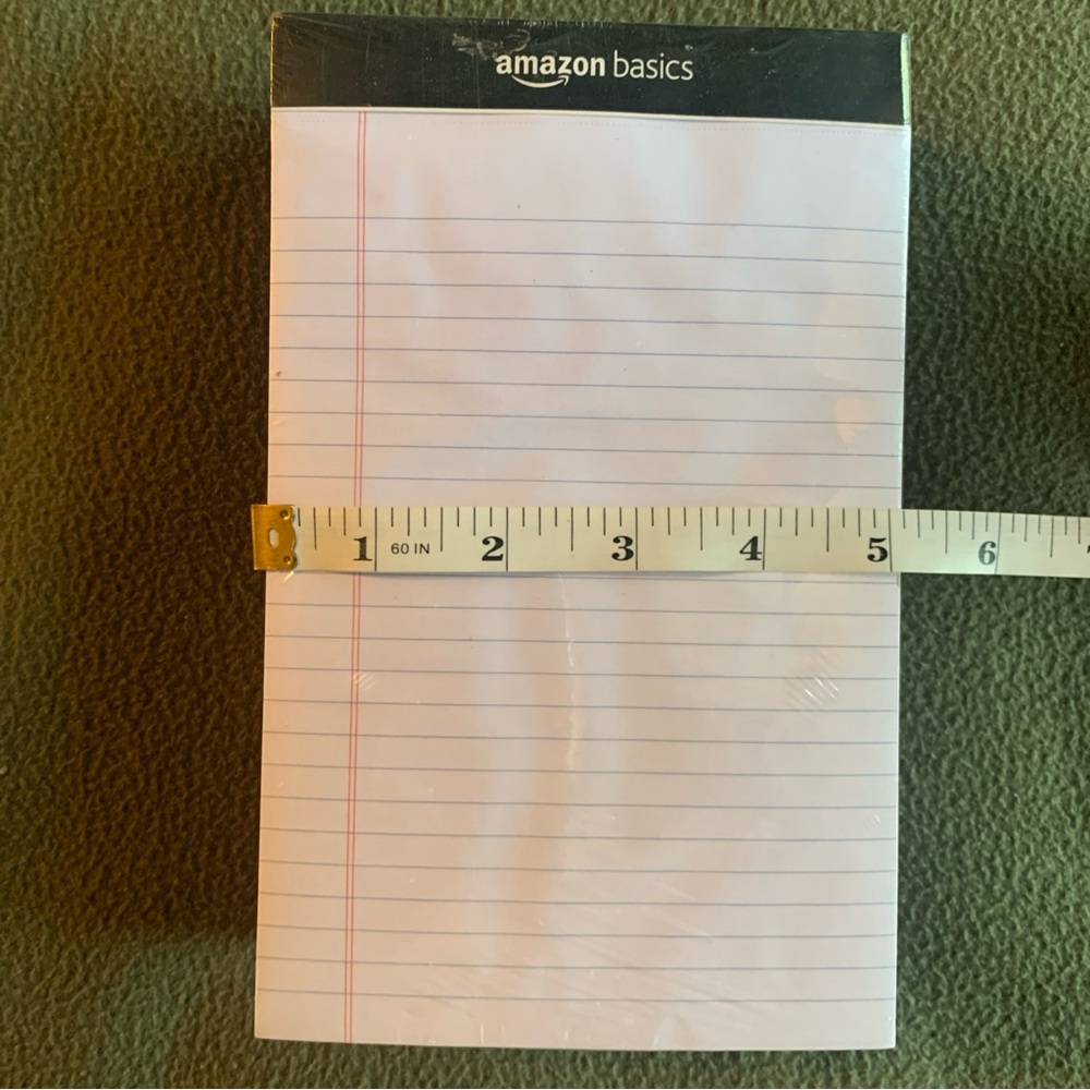 NIP Amazon Basics white lined note pads. Set of 12. - Picture 2 of 7
